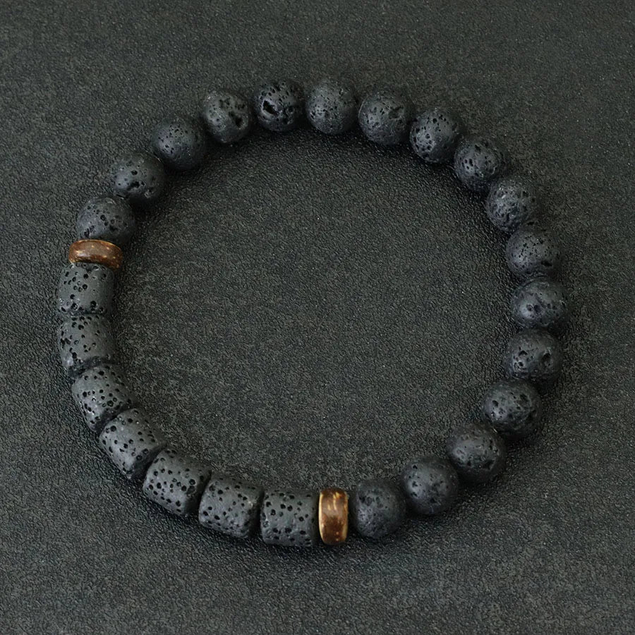 CalmStone Coconut Bead Energy Bracelet