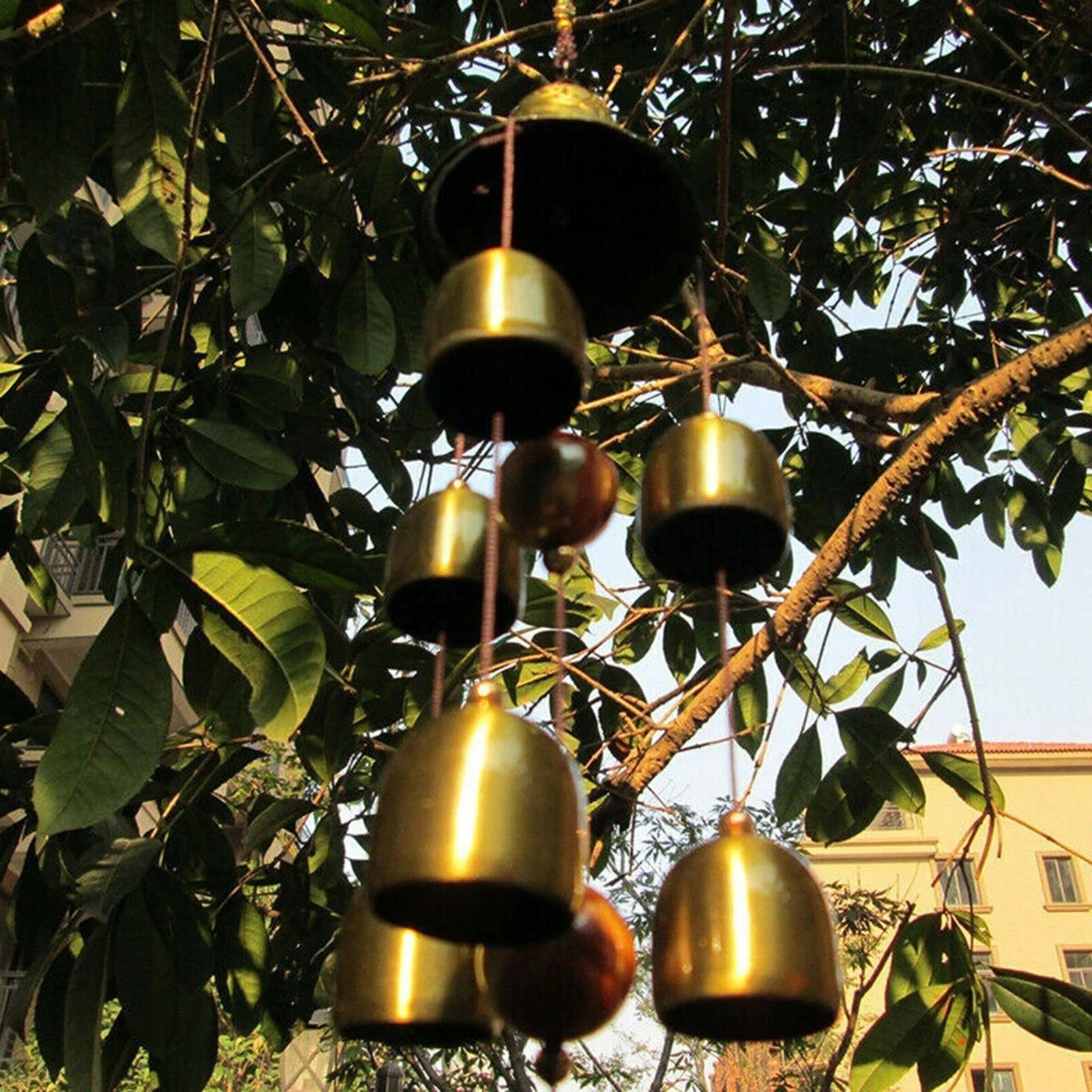 Copper Bell Garden Melody Chimes