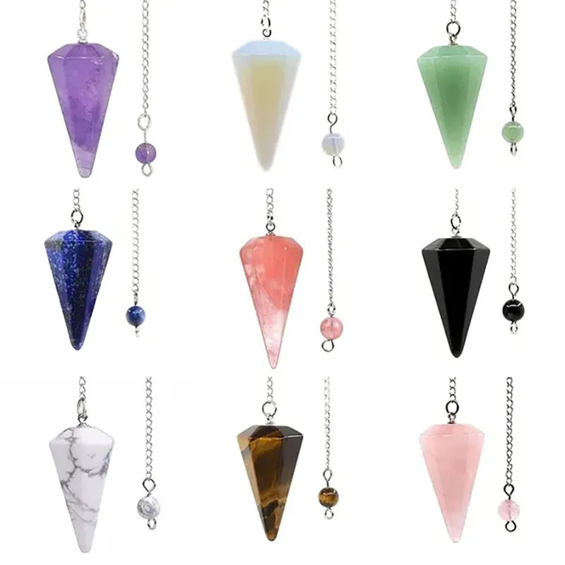 Amethyst Reiki Healing Pendulum Charm