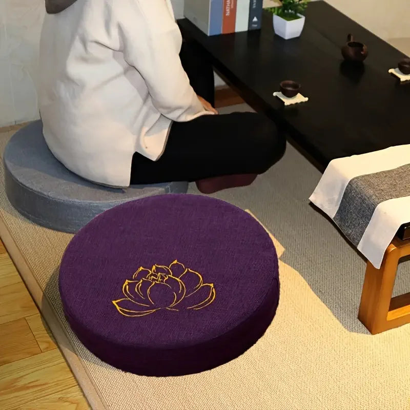 CalmSeat Linen Meditation Floor Cushion