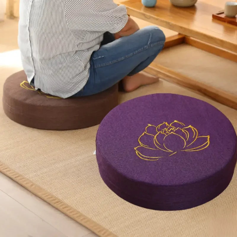 CalmSeat Linen Meditation Floor Cushion