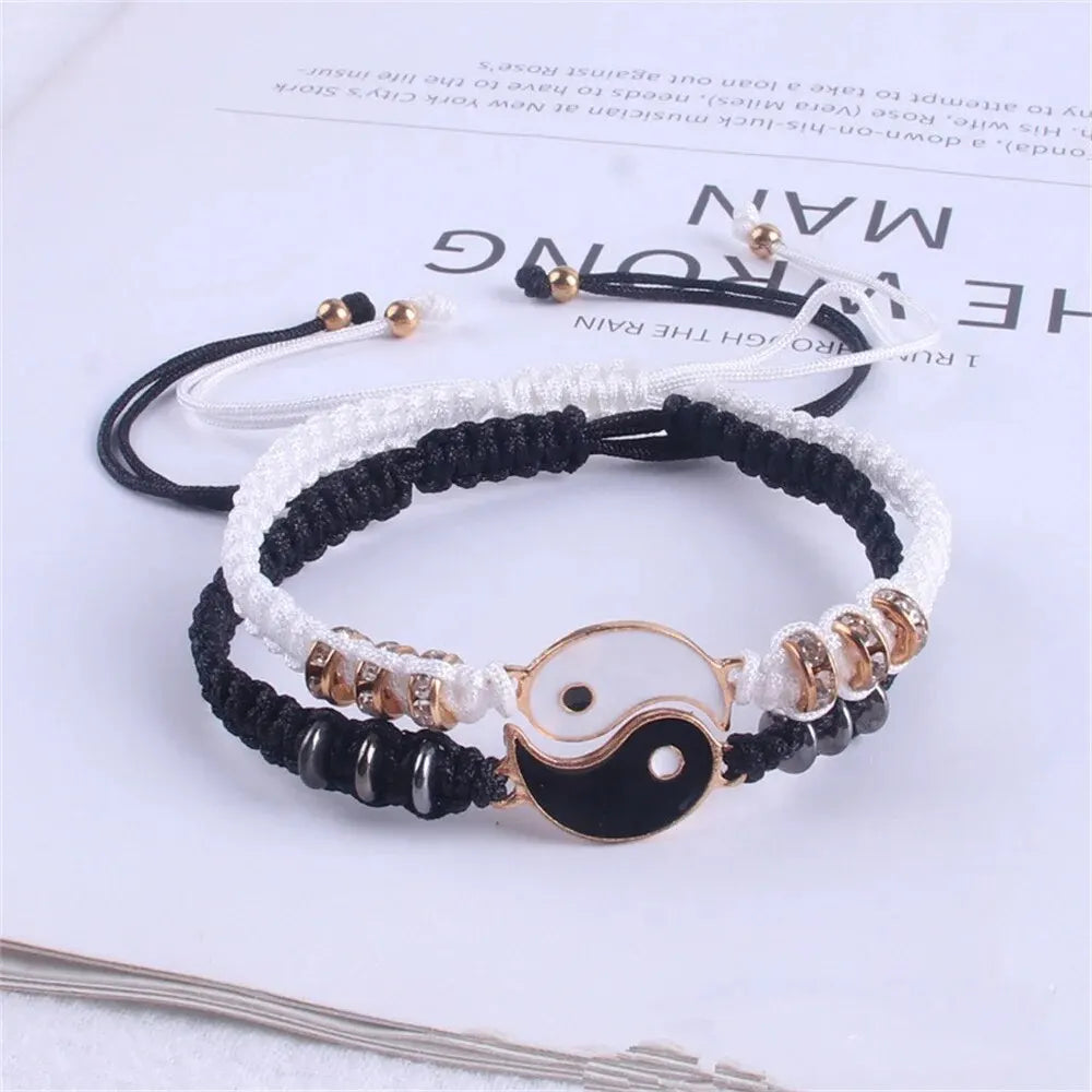 Dual Tone Tai Chi Bracelet Set