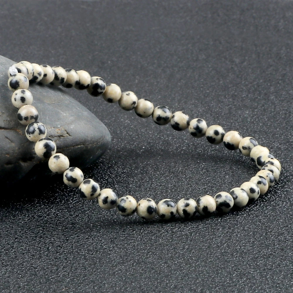 Dalmatian Stone Prayer Bracelet